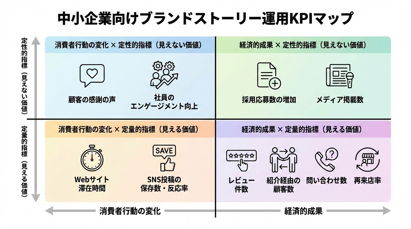 中小企業向け簡易KPIと30日スタート運用プランのマップ